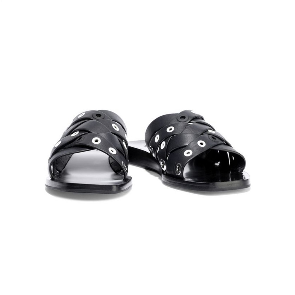 New RAG & BONE leather slides size - 38